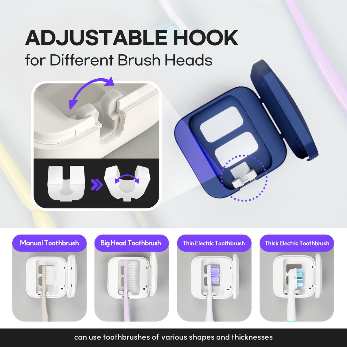 HubiCare Toothbrush Case (Navy)