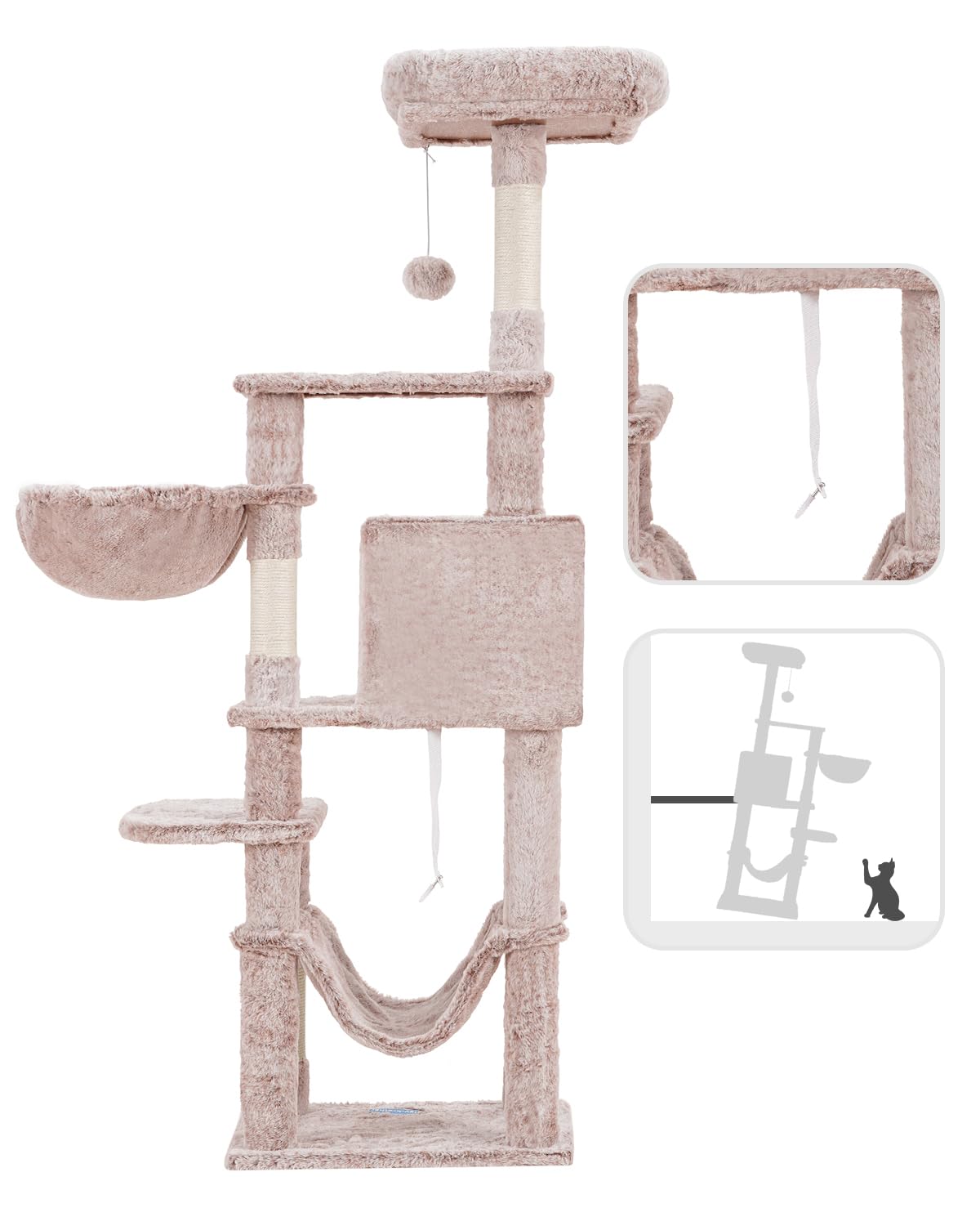 Cat Tree Multi (Muchroom / 60.6 Inches)