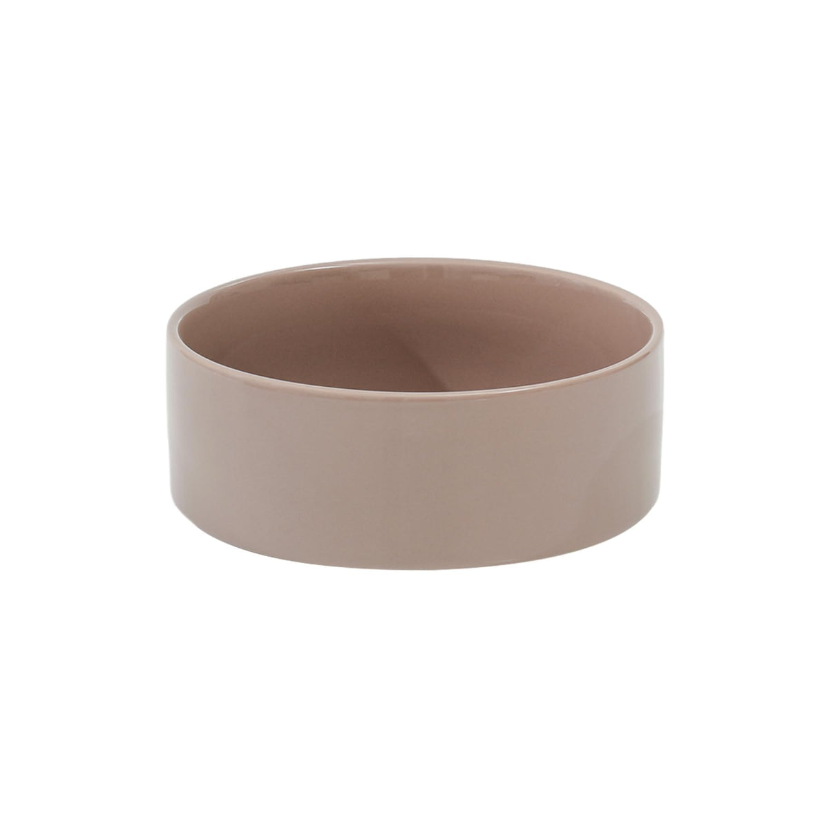 Ceramic Dog Bowls (Brown Coffee)
