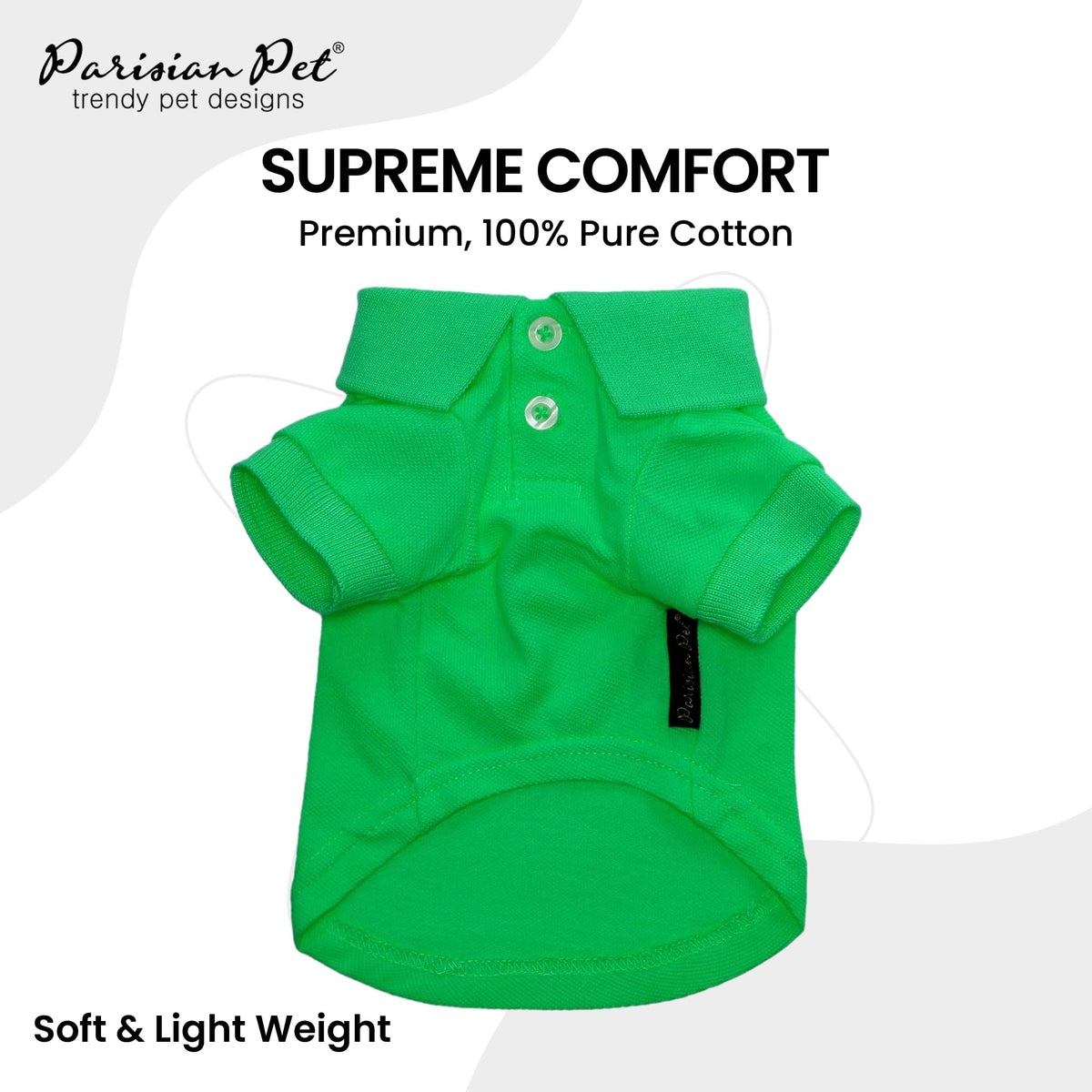 Dog Polo Shirt (XS / Green Polo)