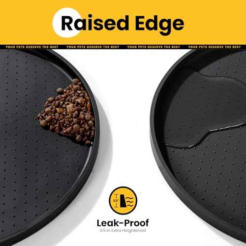 Dog Food Mat 1 (19 x 12" - Standard / Black)
