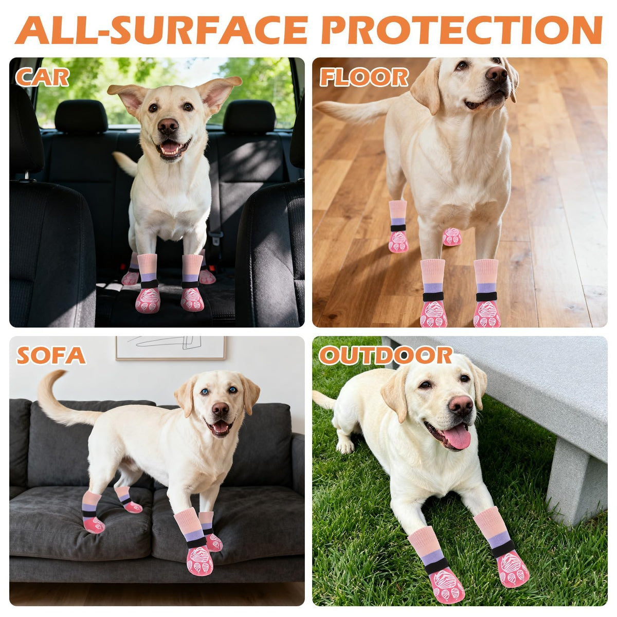 Anti Slip Dog Socks to Prevent Licking Paws