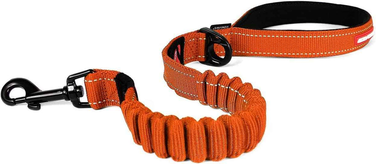 Zero Shock Bungee Dog Leash (Orange / 25-Inch)