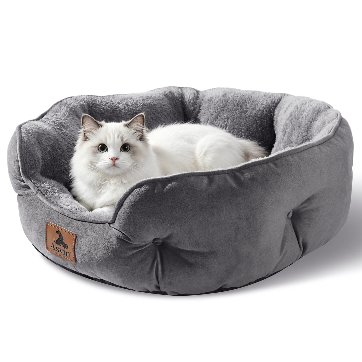 Small Dog Bed for Small Dogs (Small (Pack of 1) / Grey)