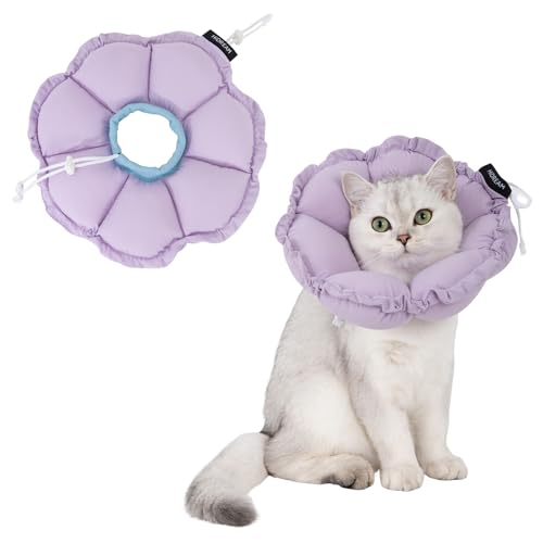Soft Cat Cone Collar (L-Standard / purple)