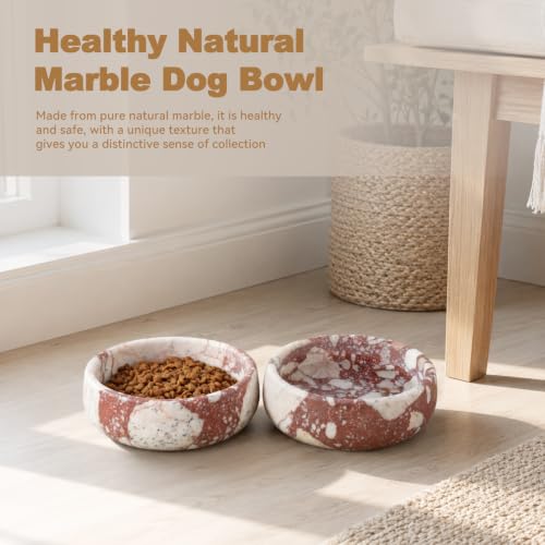 Calacatta Marble Dog Bowl (Calacatta Small)
