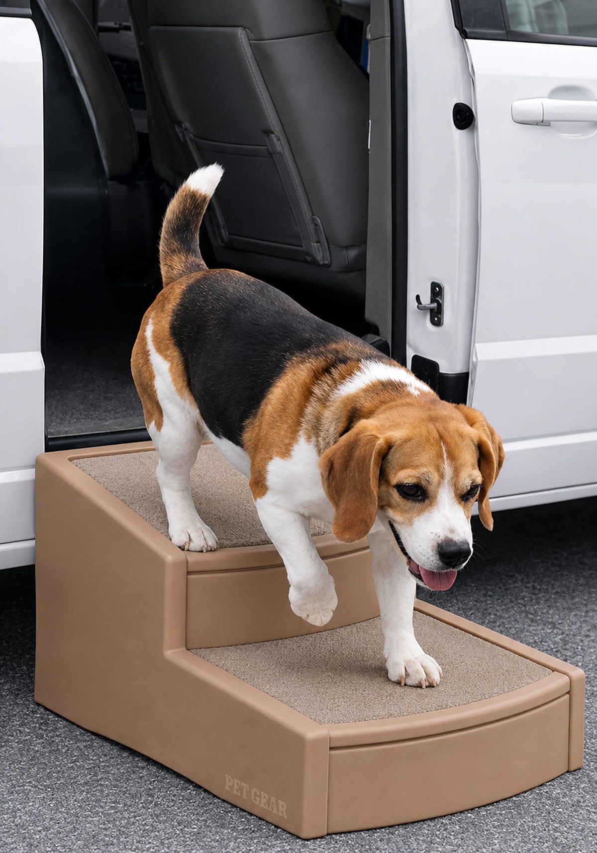 Easy Step II Extra Wide Pet Stairs (Toffee)