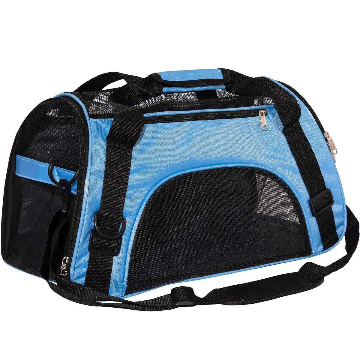 Pet Carrier Cat Cattier Soft (Medium-Blue)