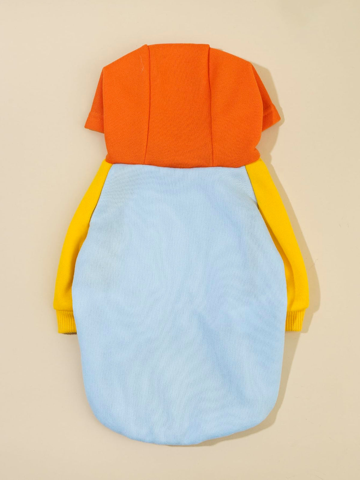 Basic Dog Hoodie Sweatshirt Puppy Sweater Warm Cat Costumes Pet Clothes for Chihuahua Puppy Kitten Small Medium Dogs Orange and Blue Large (Large / Orange and Blue)