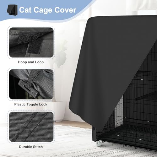 ExploreLand Breathable Cat Cage Cover