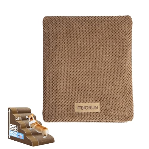 Dog Stairs Replacement Cover for 5 (Coffee / Cover- 25"H)