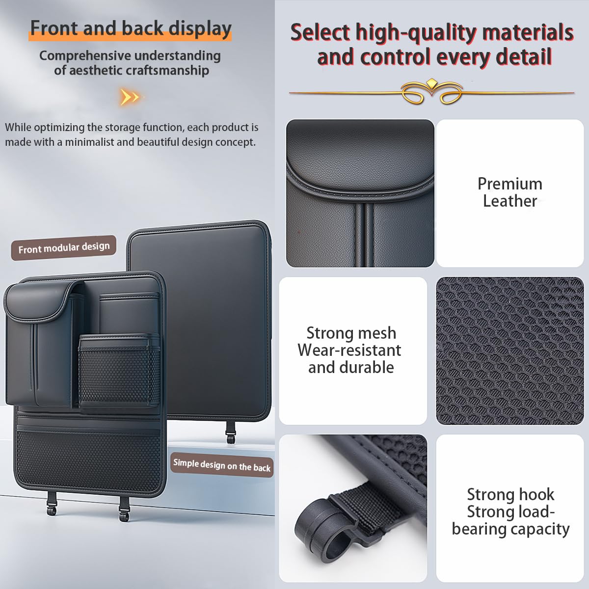 Backseat Car Organizer (Black1)