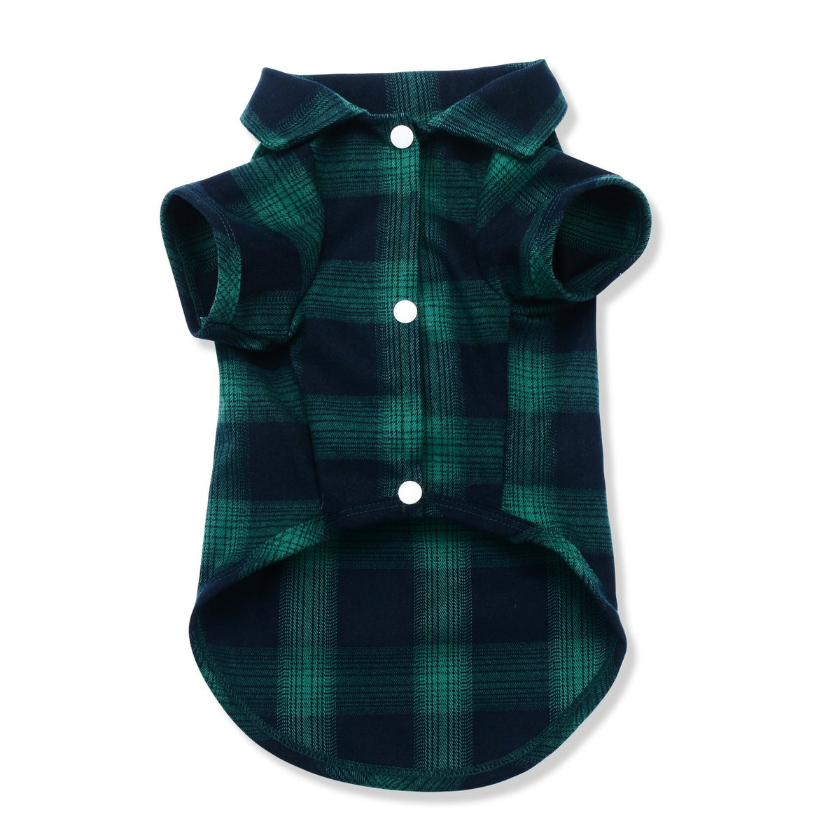 Dog Shirt Koneseve Pet Plaid Polo Clothes Shirt T (XS-(2~4lb)-Chest~11" / Green)