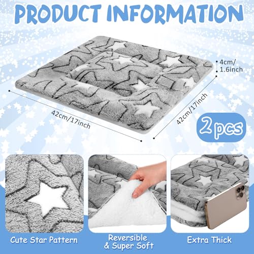 2 Pack Self Warming Cat Mat (Grey / 17'' X 17'')