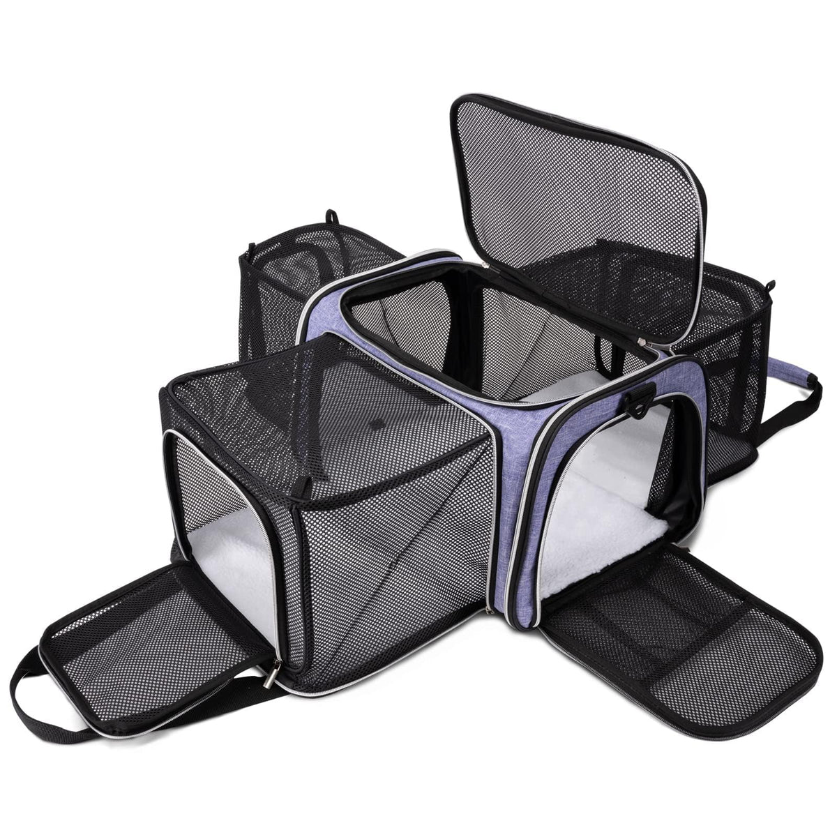 Cat Carrier Bag (Purple / 17.5"L x 12.0"W x 11.5"H)