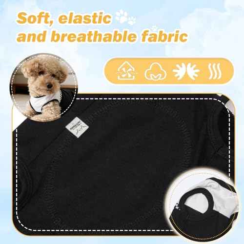 Dog Surgical Suit (Large / black and white)