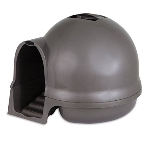Booda Clean Step Cat Litter Box Dome (Cleanstep Litter Box / Brushed Nickel)