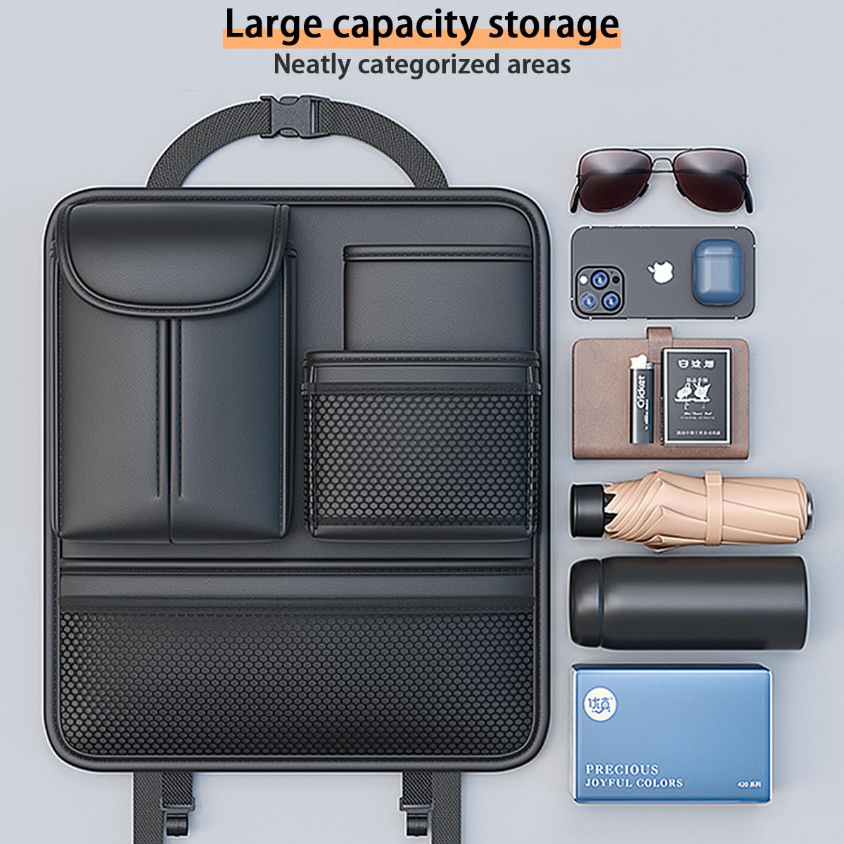 Backseat Car Organizer (Black1)