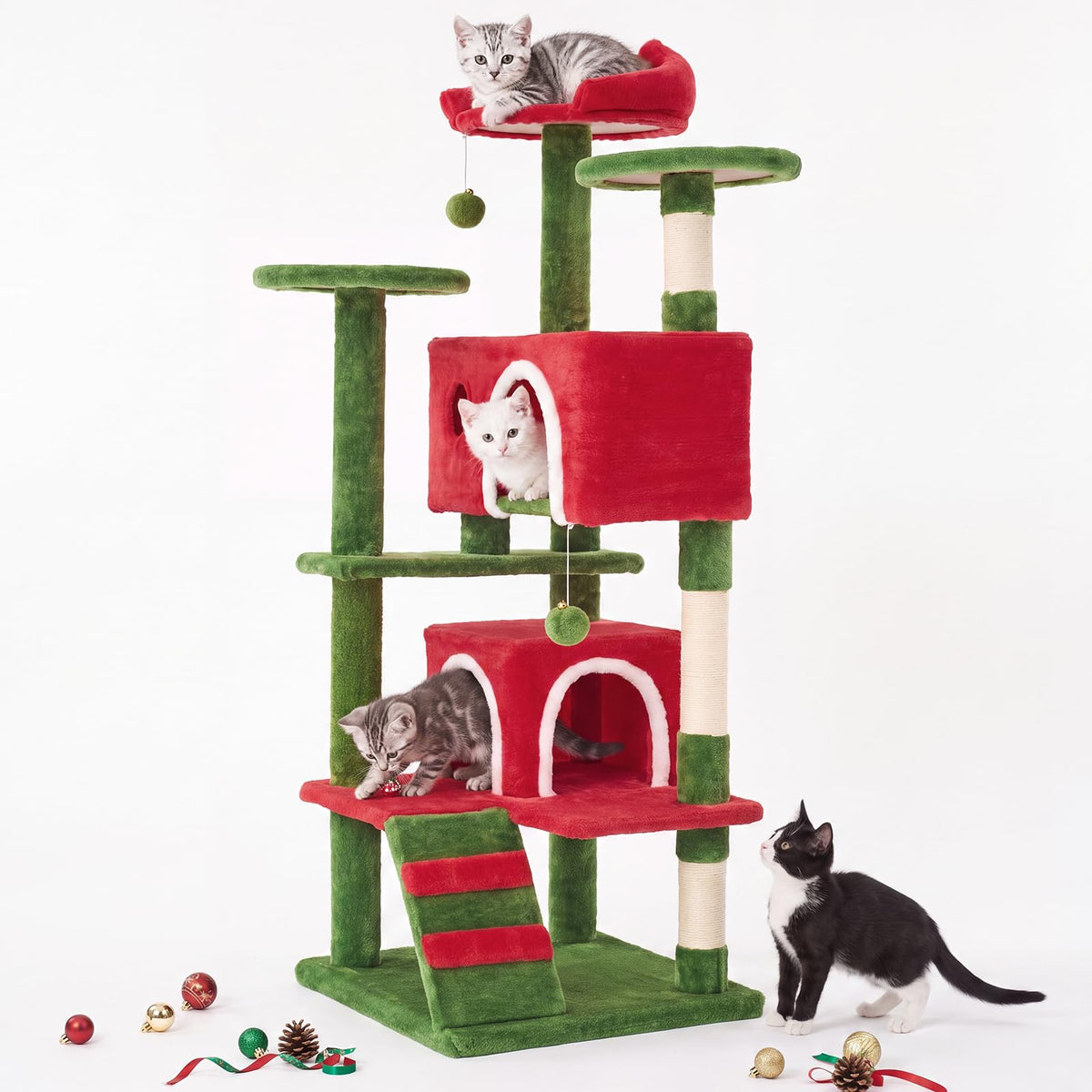 54 inch Cat Tree Tower with Scratching Posts