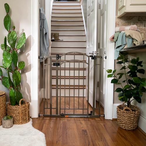 Decorative Extra Tall Baby Gate & Dog Gate (Bronze / 28.5-48" W x 36" H)