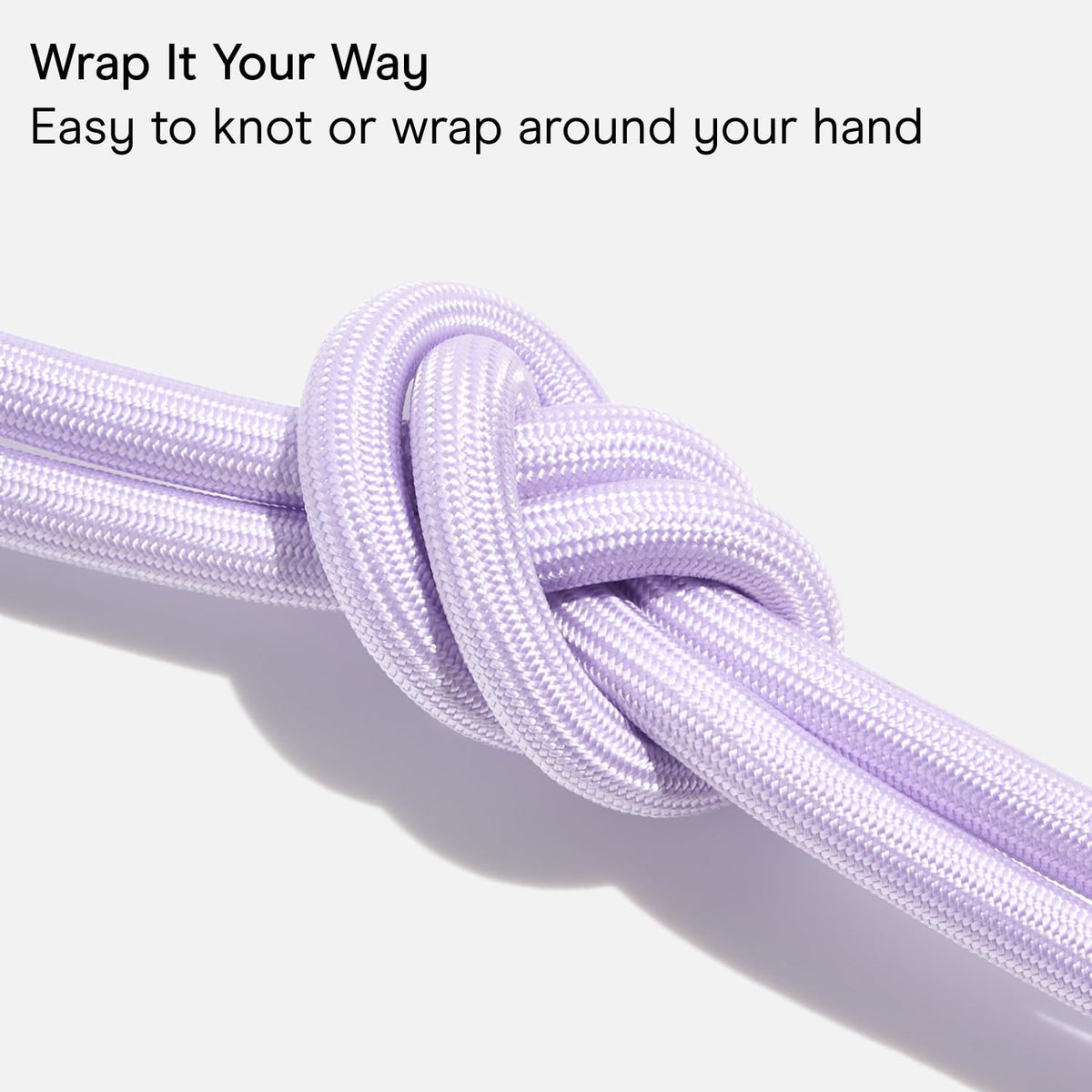 Hands Free Adjustable Rope Dog Leash (Bubblegum)