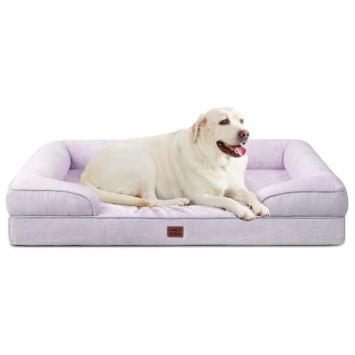 Orthopedic XXL Dog Bed (Lilac / 46.0"l X 35.0"w X 7.5"th)