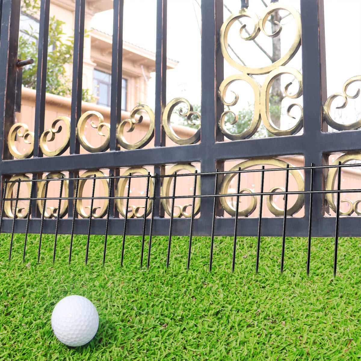 Small Medium Animal Barrier Fence 25 Pack 20 in (20in(L)X10in(H)-25 Pack Black / Black)