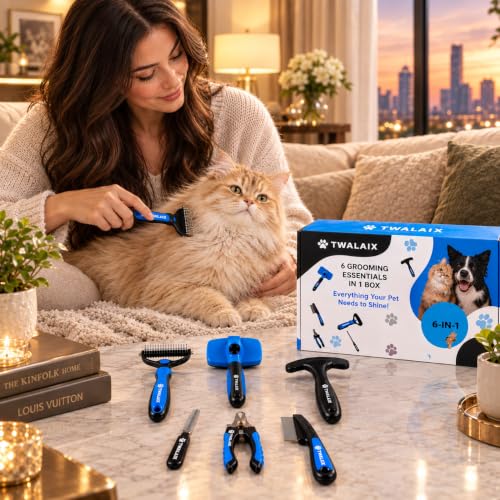 Pet Grooming Brushes Kit