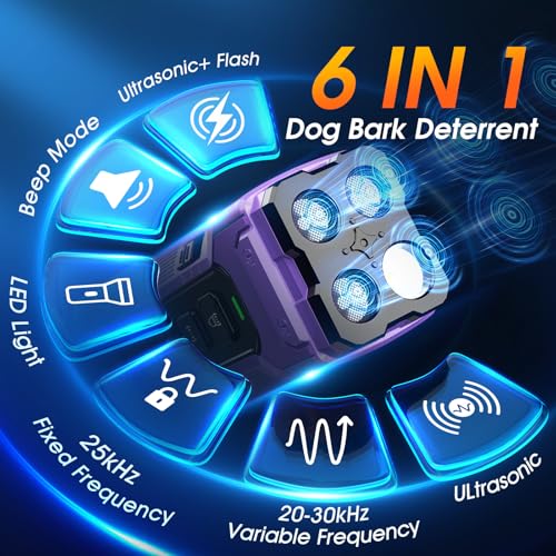 Dog Bark Deterrent Devices (Purple)