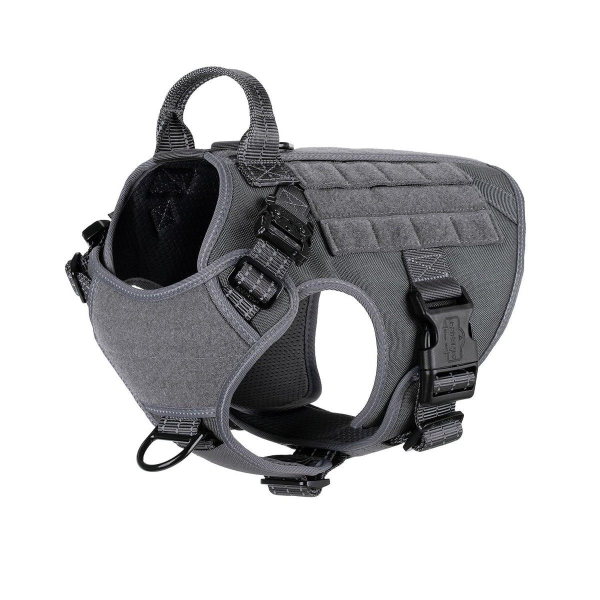 Tactical Dog Harness for Medium Dogs (Medium (Pack of 1) / Grey)