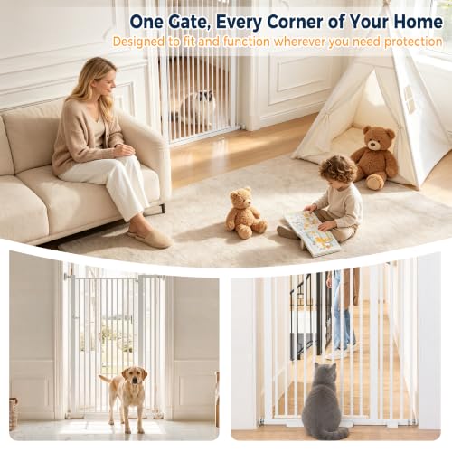 55" Extra Tall Cat Gate (55" Height, 35.43-38.18" Wide)