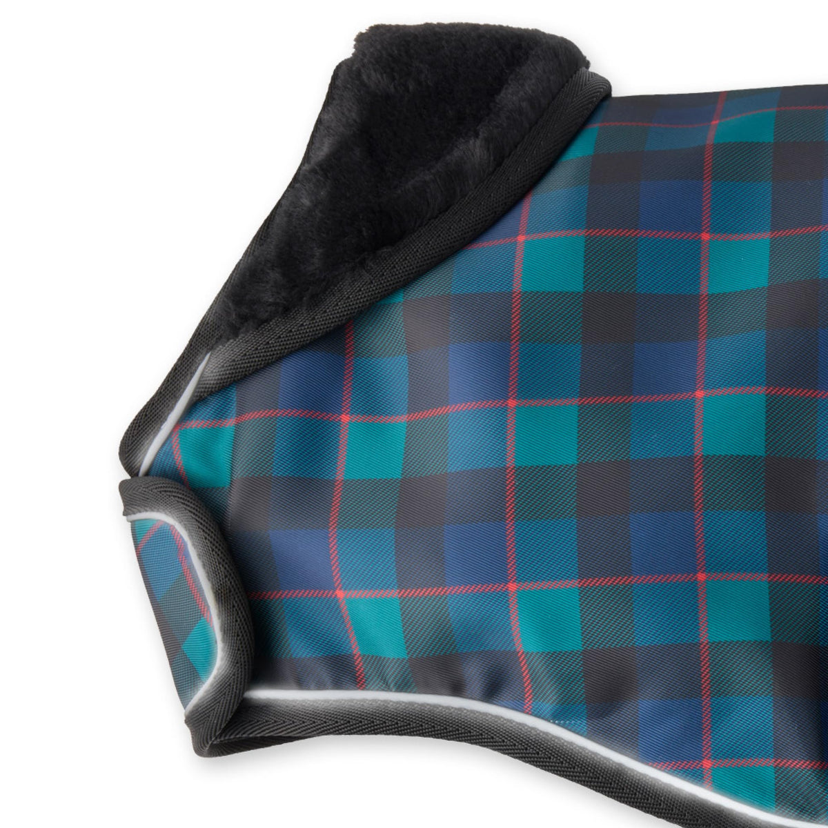 Breeze II Dog Raincoat (Green Watch Plaid / Small (10-25 lbs))