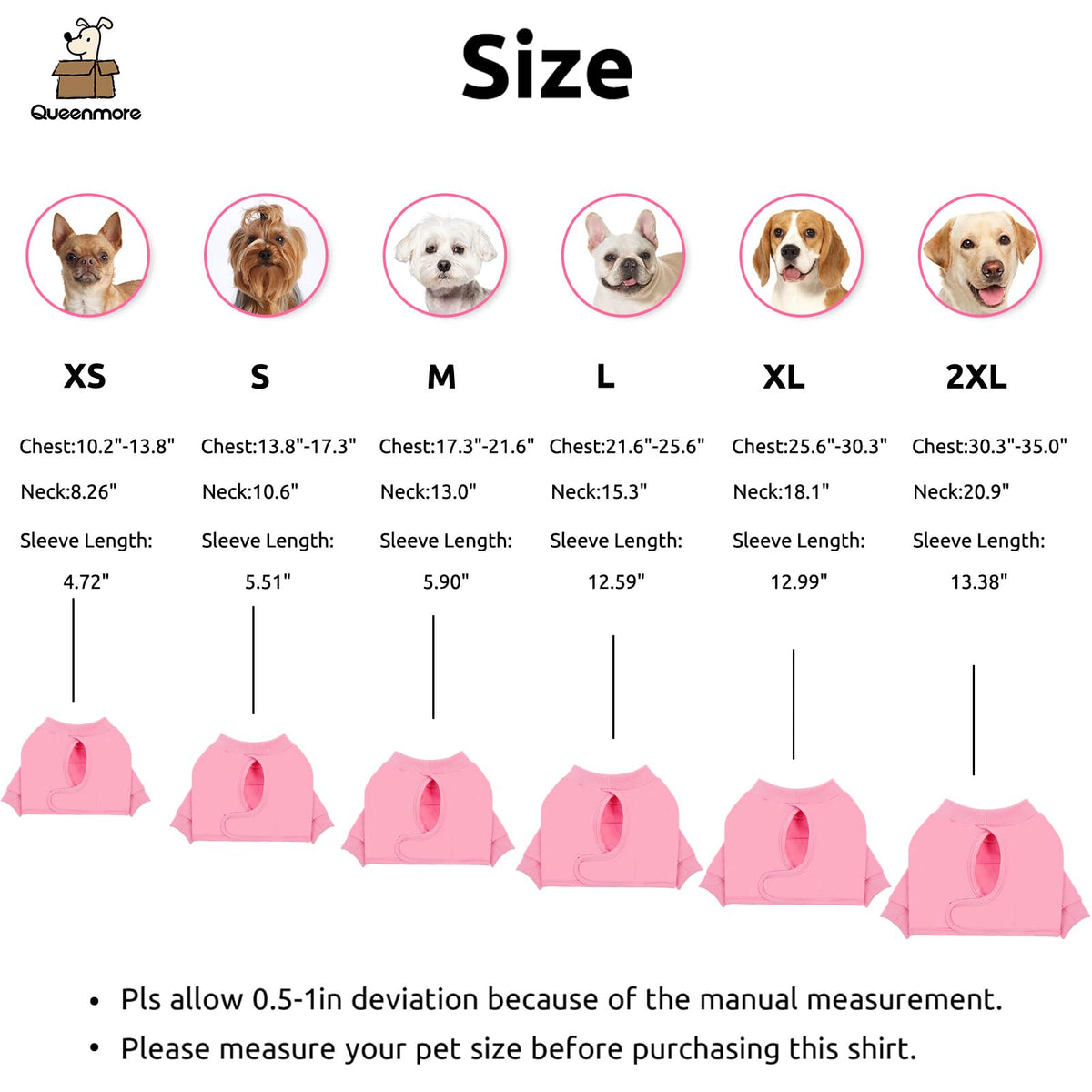 Large Recovery Suit for Dogs (XX-Large / Pink)