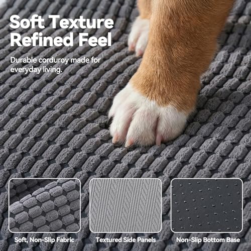 Dog Stairs for Small Dogs 15.7" H 3 (Grey / 15.7"W x 22.4"D x 15.7"H)