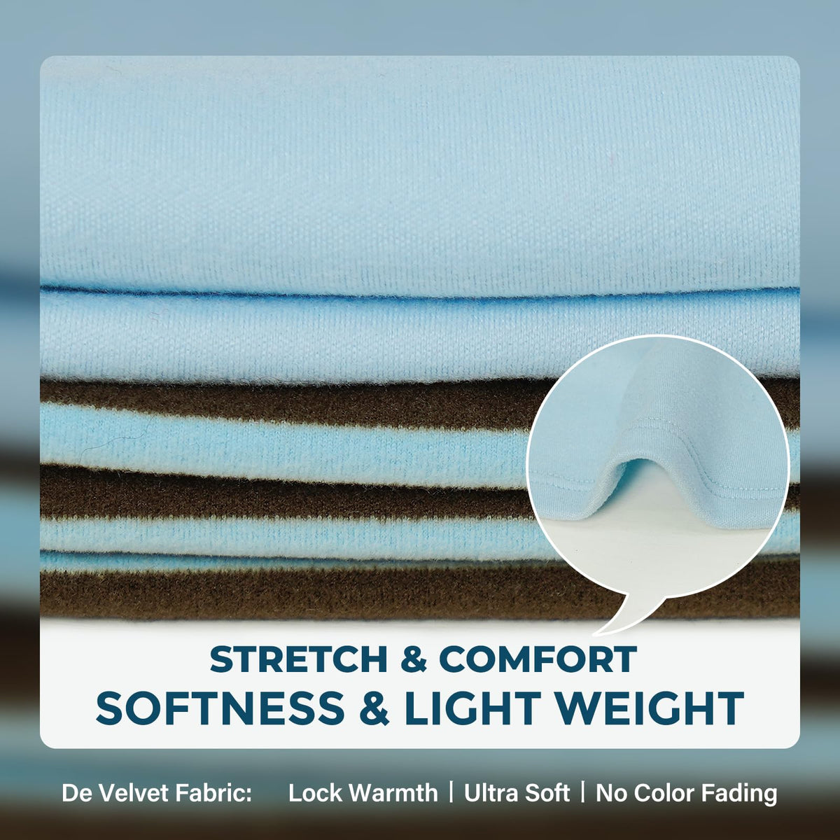 2Pack Dog Sweater for Small Dogs Soft Pet Coats Fleece Sweatshirt (Large (12-18lbs) / 6# Stripe+blue)