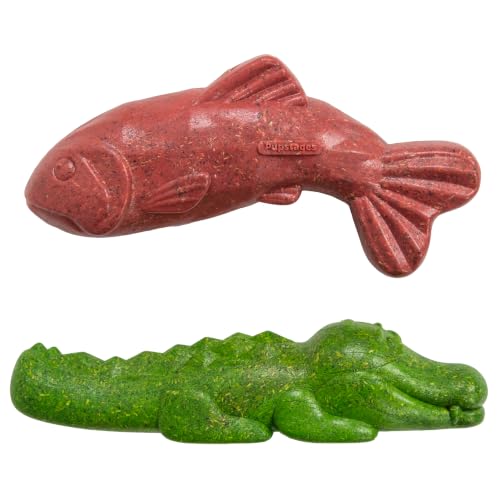 Dogwood Calming Dog Chew Toy (Calming Fish & Gator)