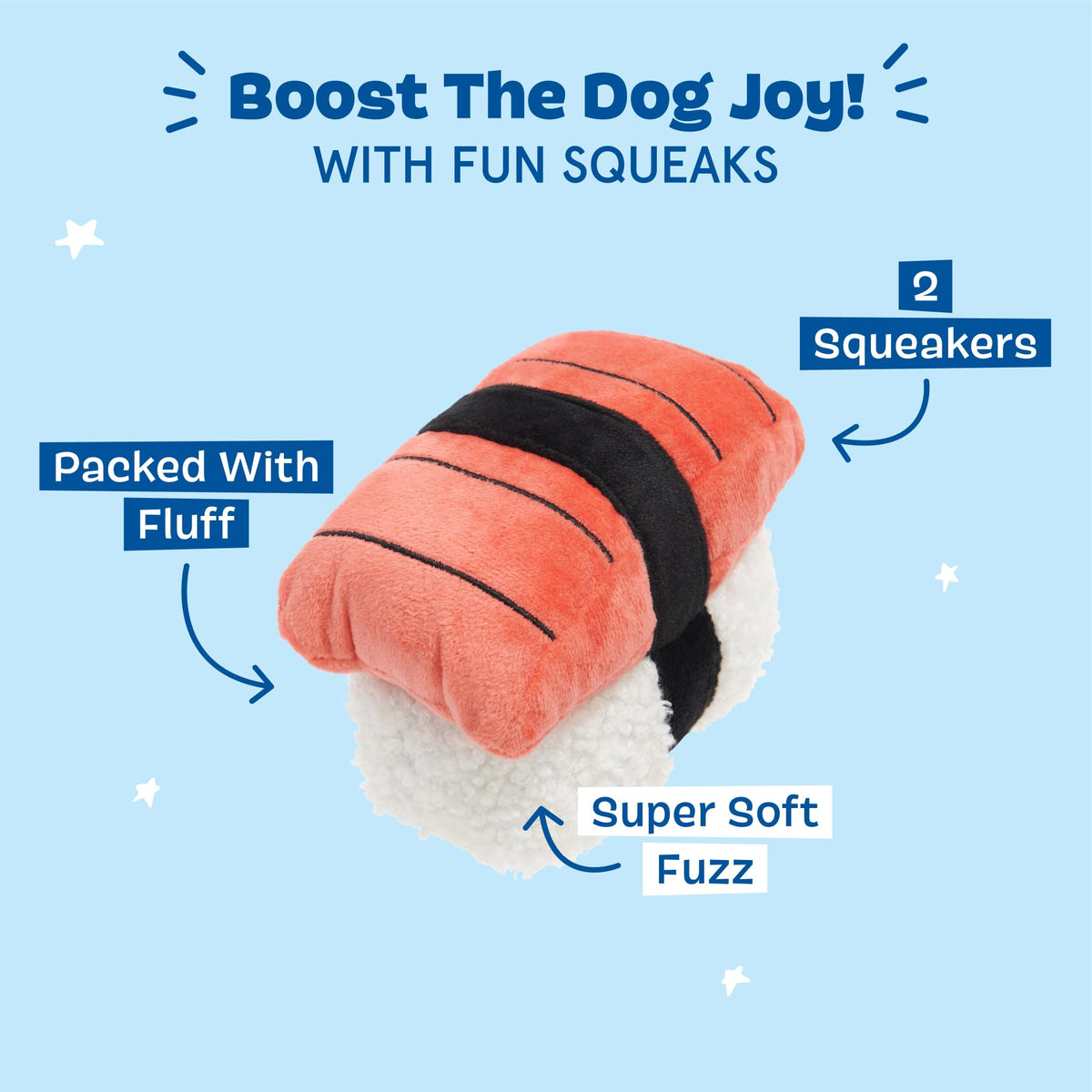 Super Tasty Tuna Sushi Dog Toy (Tuna Sushi)