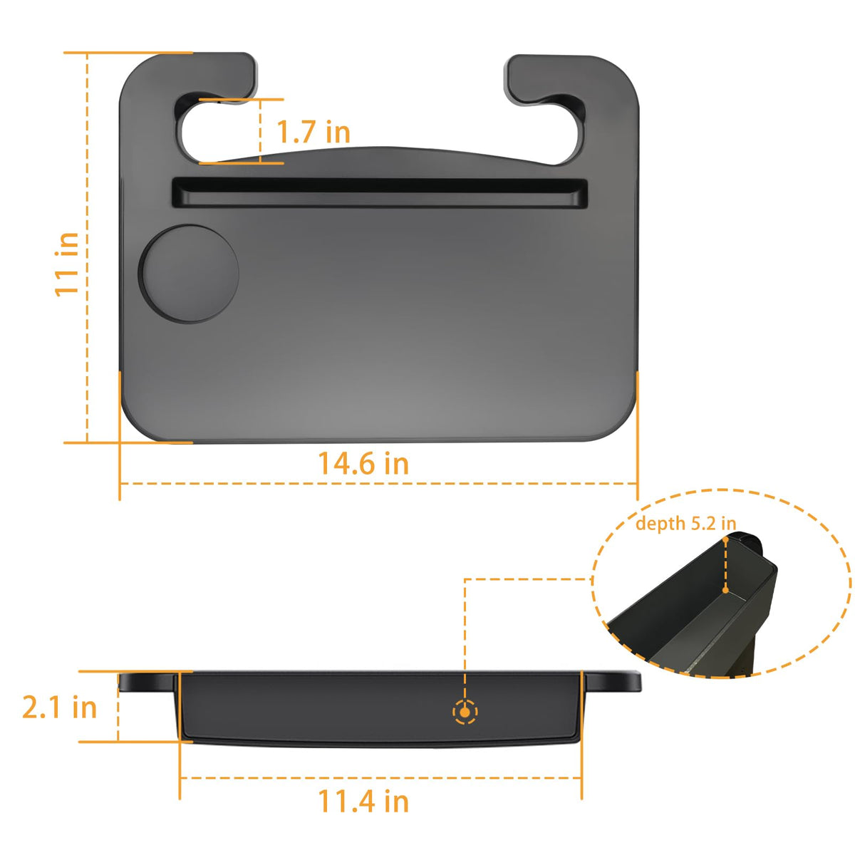 Steering Wheel Tray (14.6" * 11")