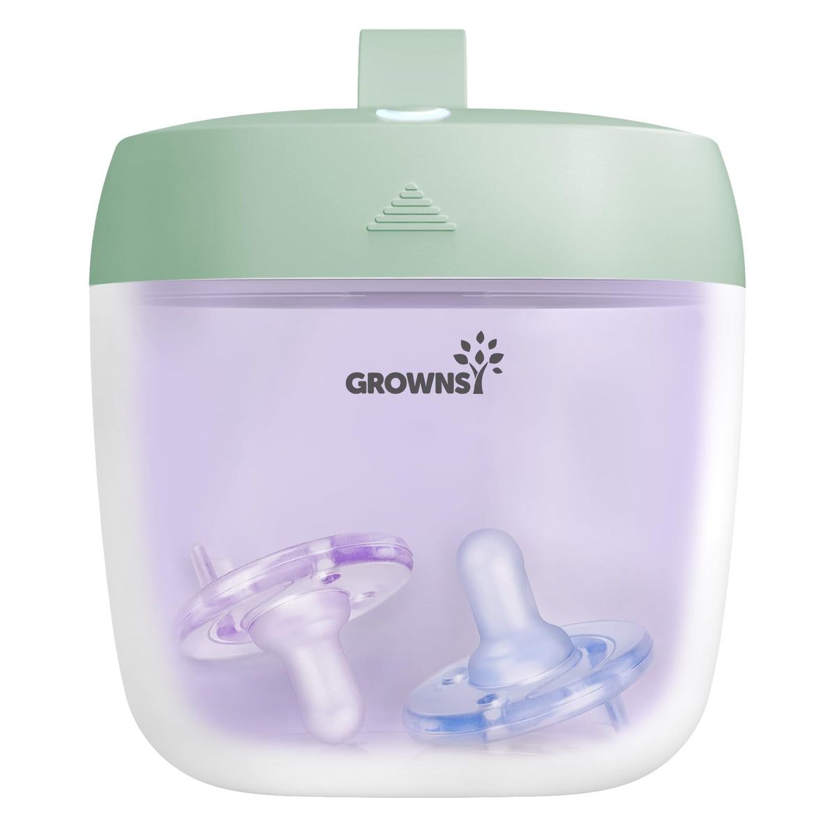 Pacifier Sanitizer Portable Holder Case (Green)