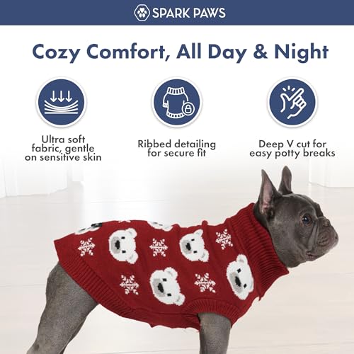 Christmas Knit Dog Sweater (Polar Bear / 3XL)