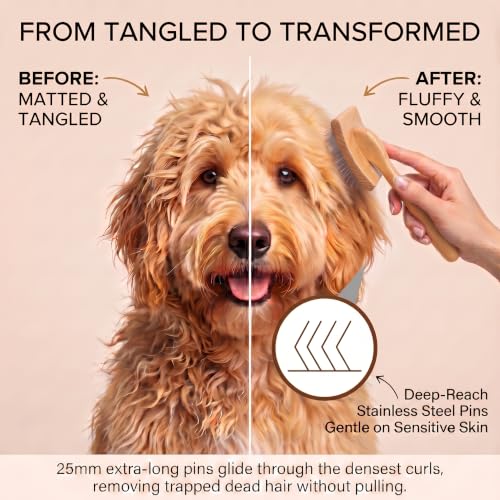 Slicker Brush for Dogs (Naturally)
