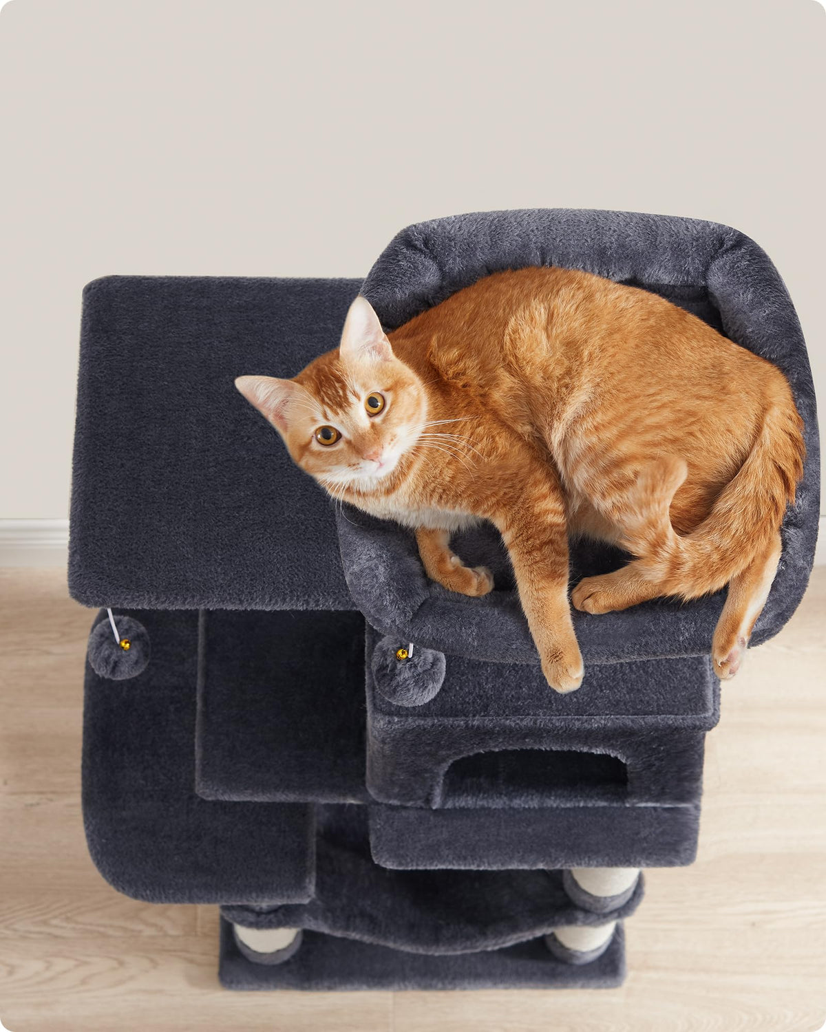 Cat Tree 44.1 (44.1 Inches / Smoky Gray)