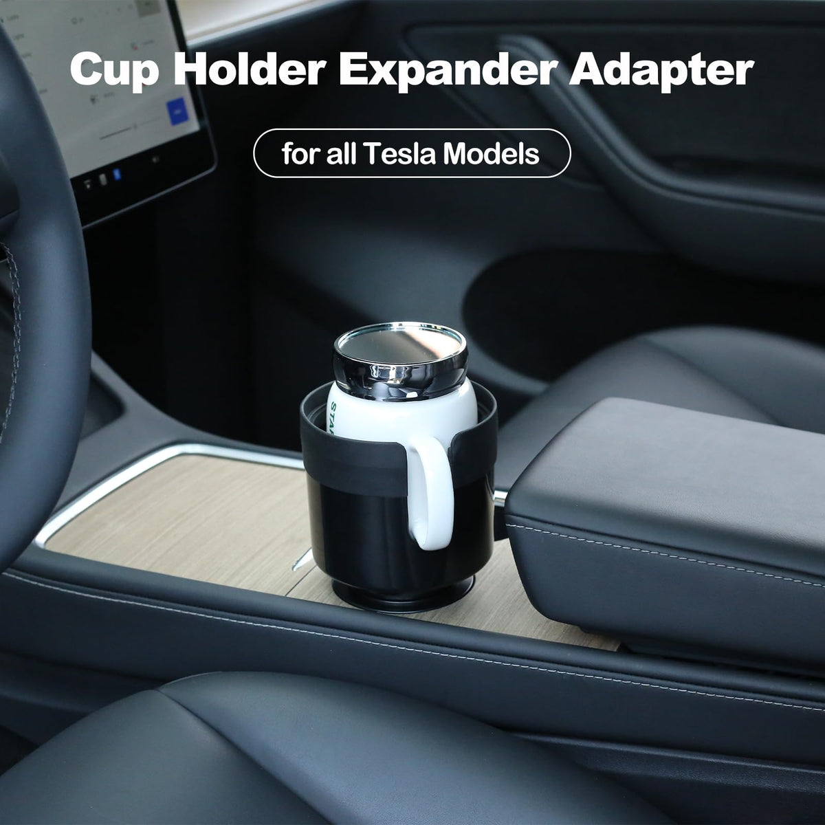 for Car Cup Holder Expander Adapter Adjustable Base Compatible with Yeti 14 (Plus)
