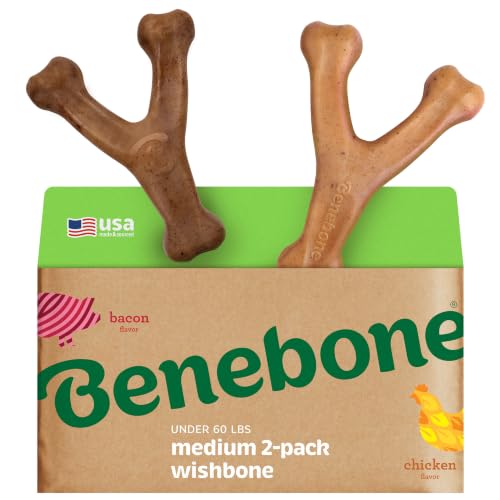 2 Pack Wishbone Dog Chew Toy (2 Pack - Medium)