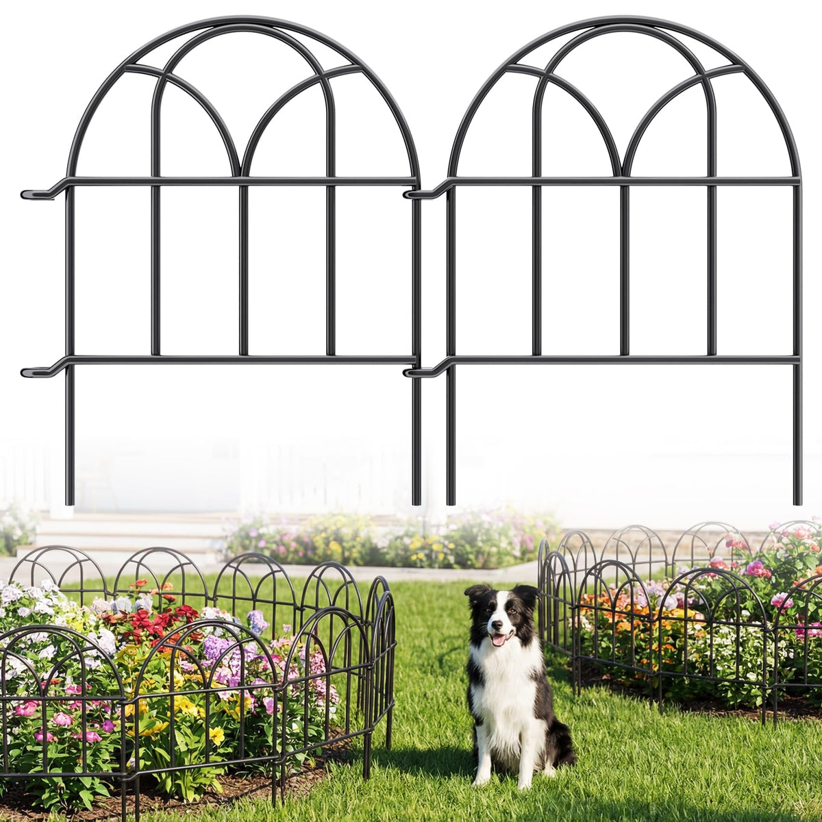 19 Pack 20.58ft x 17in (Black / 19 Panels - 17 in(H) X 20.58 ft(L))