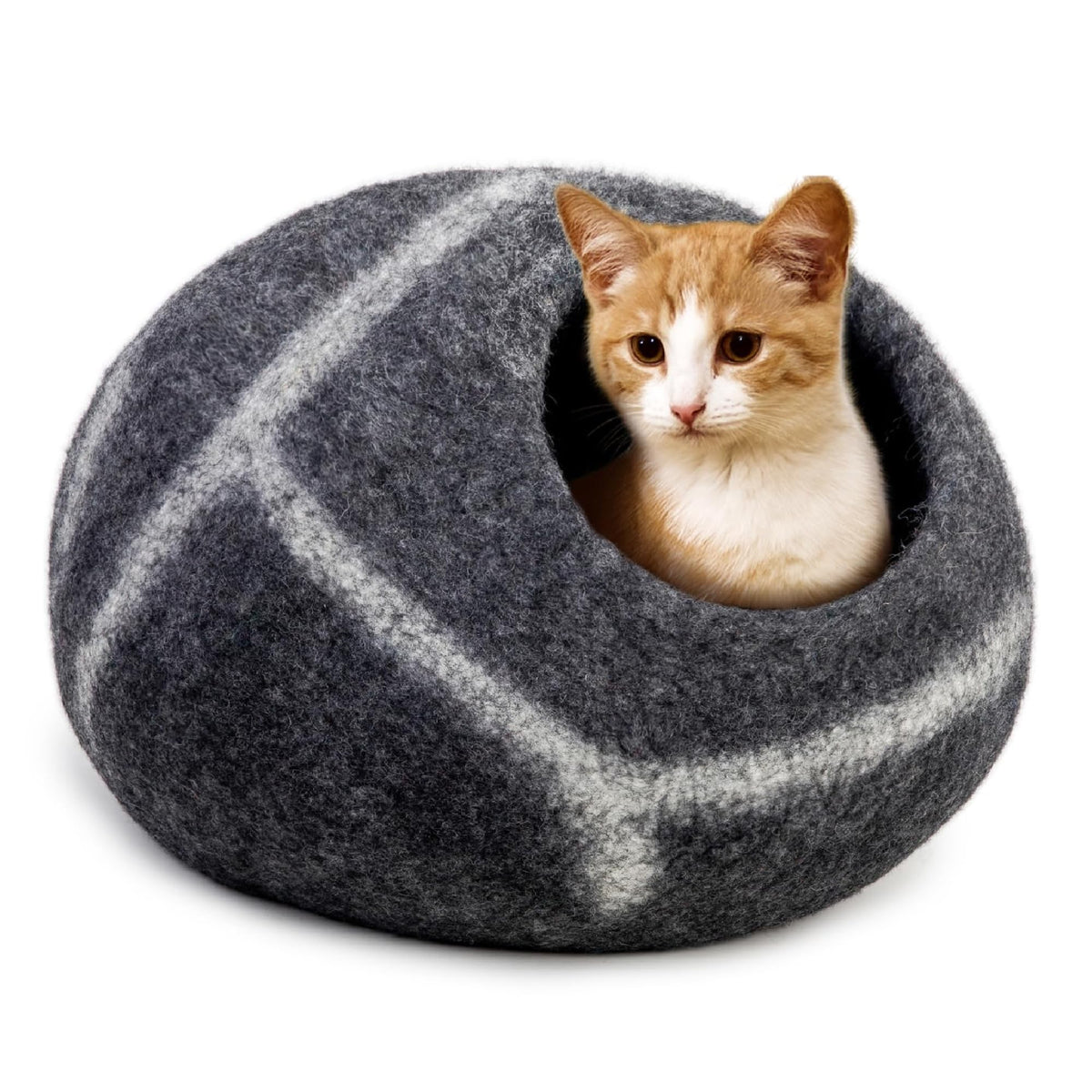 Premium Felt Cat Cave Bed (Hide & Seek)