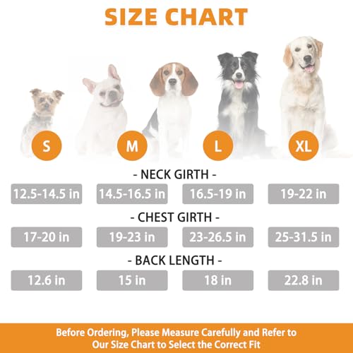 2-in-1 Reversible Large Dog Raincoat, Hooded Rain Jacket Poncho (XL：40-70lbs / YELLOW)