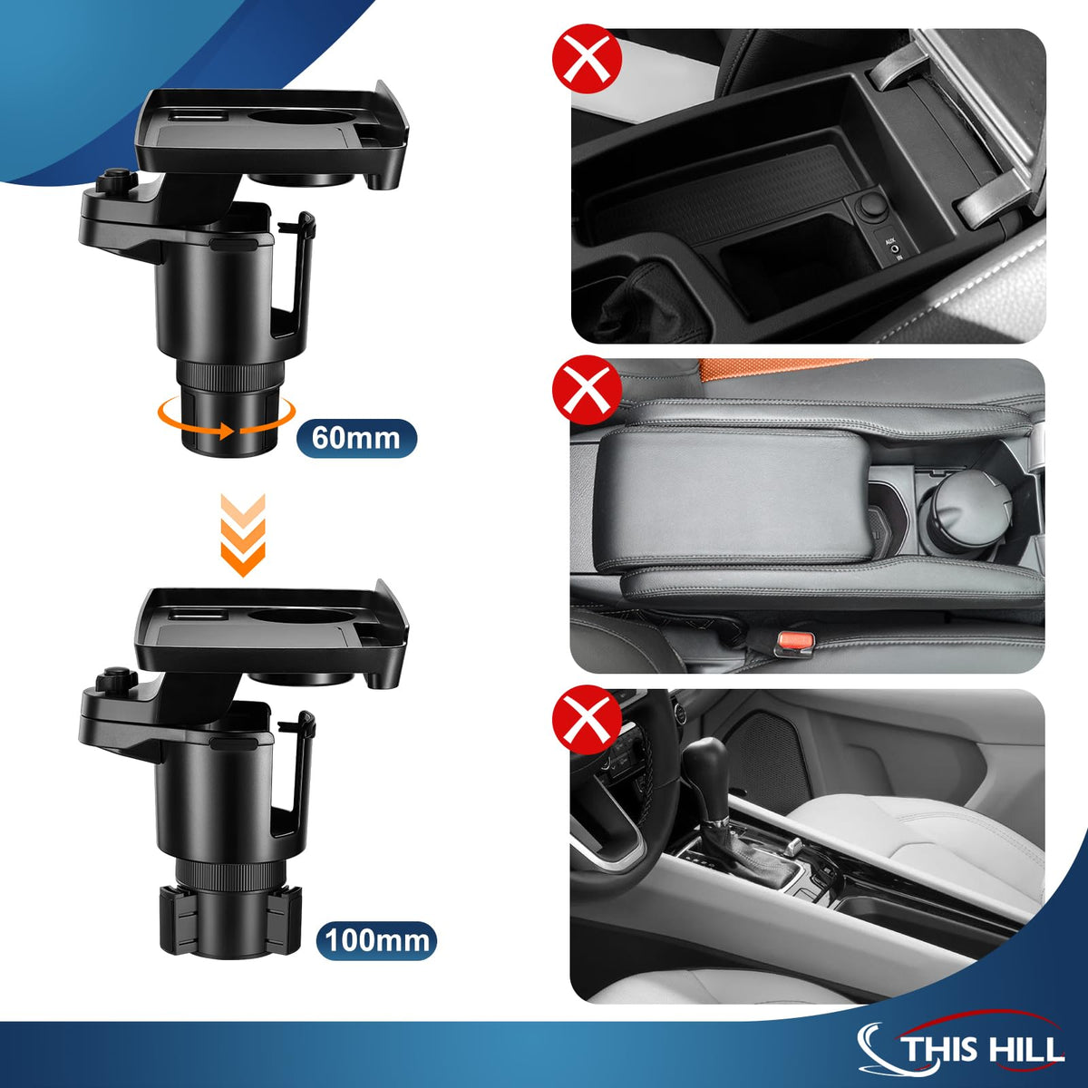 Car Cup Holder Tray 2