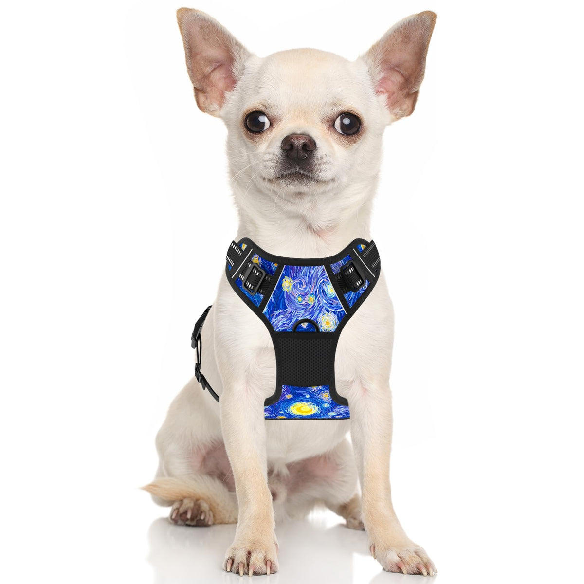 No Pull Dog Harness (Van Gogh Starry Night / X-Small)
