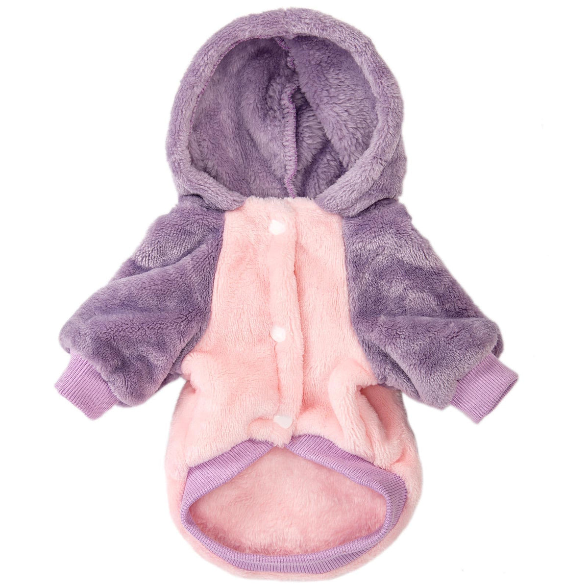 Dog Hooded Sweater (Pink body / Medium)